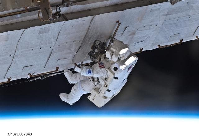 NASA image: Reisman on EVA 1 during Joint Operations