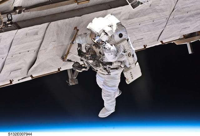 NASA image: Reisman on EVA 1 during Joint Operations
