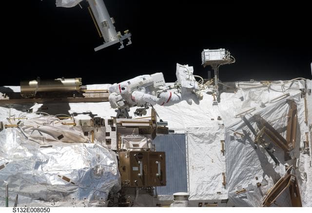 NASA image: Bowen during EVA 1