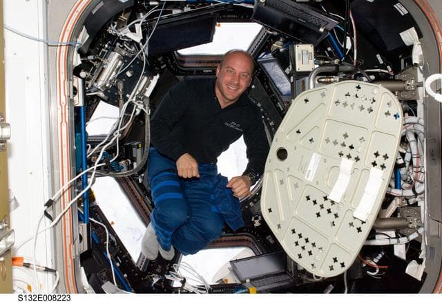 NASA image: Reisman in the Cupola during Joint Operations