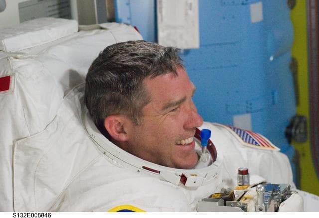 NASA image: Bowen in the A/L during Joint Operations