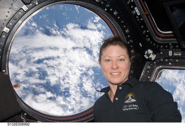 NASA image: Dyson in the Cupola Module during Joint Operations