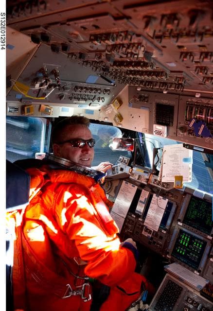 NASA image: Ham in the FD on Space Shuttle Atlantis during STS-132