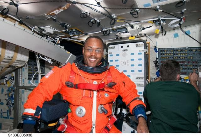 NASA image: Drew on middeck
