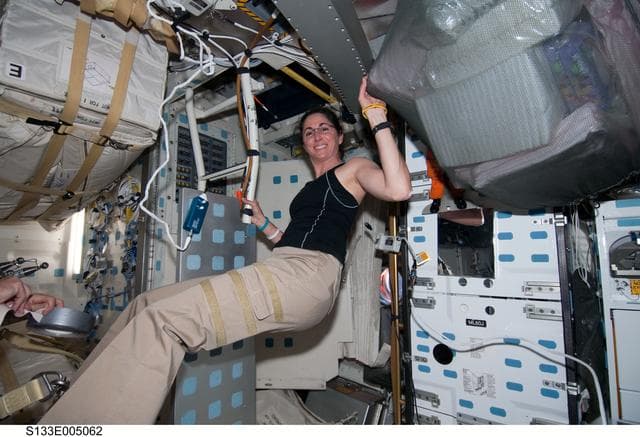 NASA image: Stott on  middeck