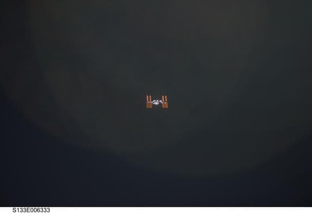 NASA image: Distant view of ISS