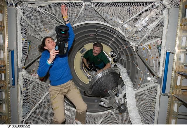 NASA image: Stott and Kaleri in ATV-2