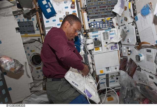 NASA image: Drew on middeck