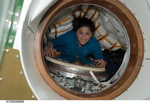 NASA image: Stott in Soyuz