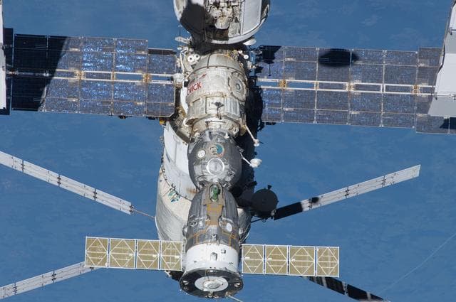 NASA image: View of ISS taken during STS-134 Flyaround