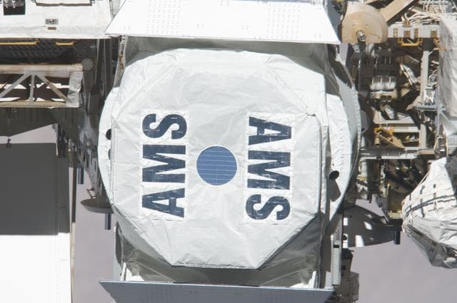 NASA image: View of ISS taken during STS-134 Flyaround