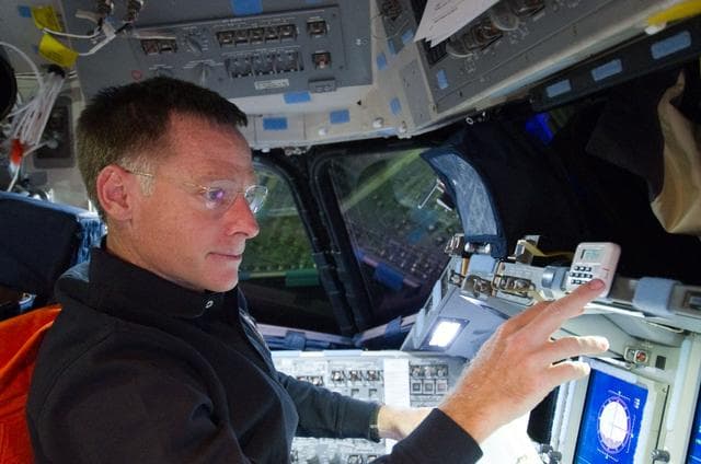 NASA image: Ferguson on FWD Flight Deck