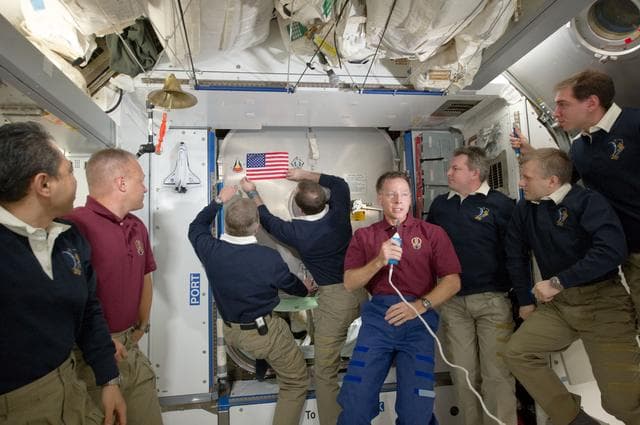 NASA image: STS-135 and Expedition 28 Farewell Ceremony