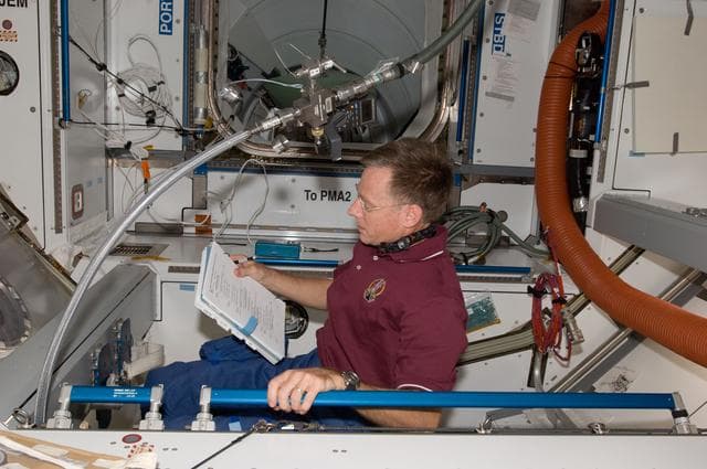 NASA image: Ferguson during Node 2 / Raffaello Vestibule Depressurization