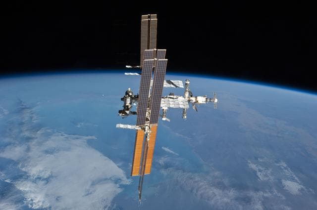 NASA image: Flyaround View of ISS