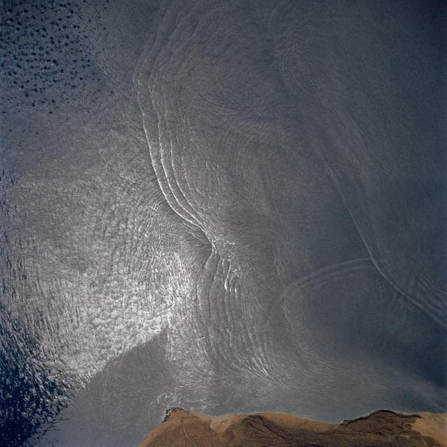 NASA image: Converging Oceaniac Internal Waves, Somalia, Africa
