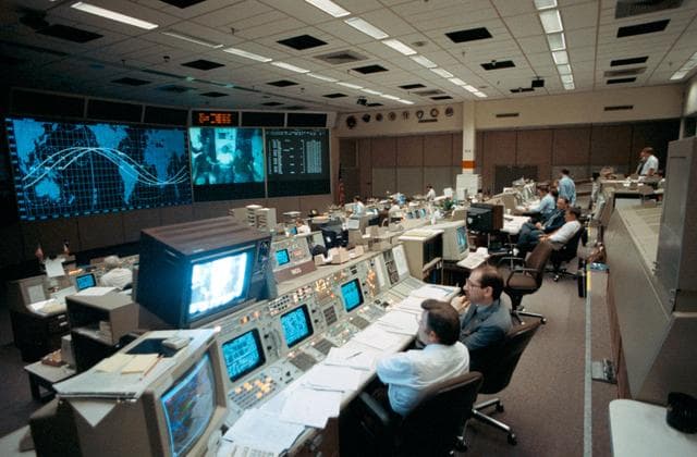 NASA image: STS-26 Mission Control Center (MCC) activity at JSC