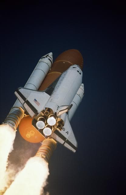 NASA image: STS-28 Columbia, OV-102, lifts off from KSC Launch Complex LC Pad 39B
