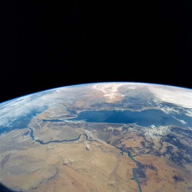 NASA image: Eastern Egypt, Red Sea and Saudi Arabia