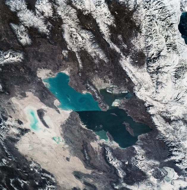 NASA image: Great Salt Lake, Utah, USA