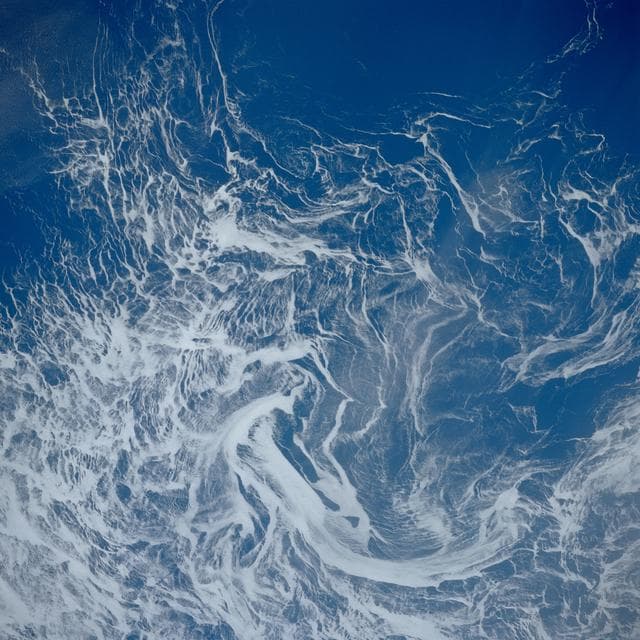 NASA image: Sea Ice Flows, Sea of Okhotsk, CIS