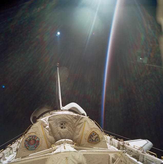 NASA image: STS-40 Spacelab Life Science 1 (SLS-1) module in OV-102's payload bay (PLB)