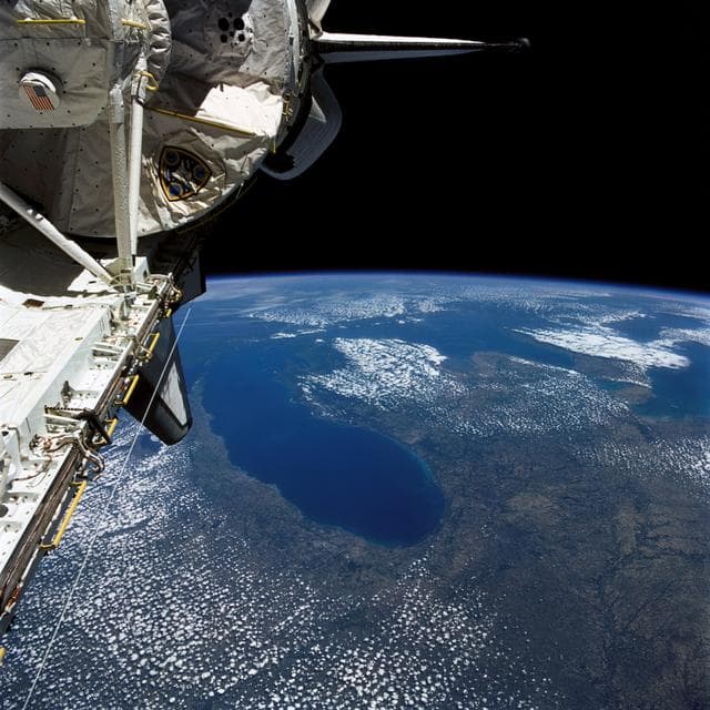 NASA image: Great Lakes Region, State of Michigan, USA