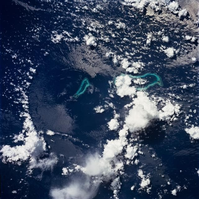 NASA image: Collapsed Thunderstorm, Southwest Pacific Ocean