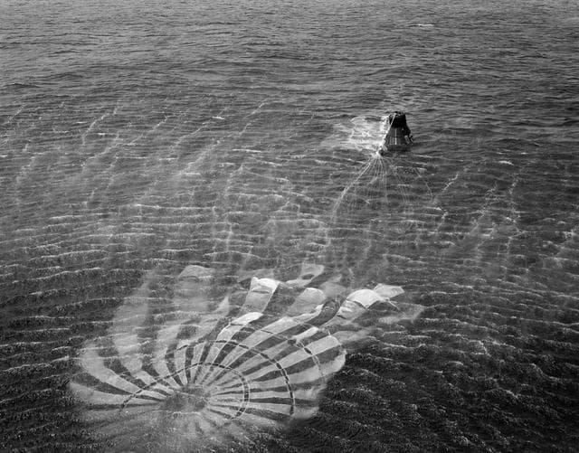 NASA image: Recovery of the Little Joe 5A spacecraft