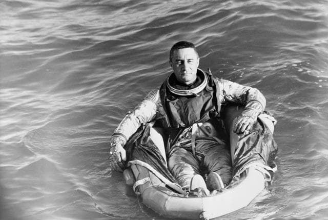 NASA image: GRISSOM, VIRGIL I., ASTRONAUT - RECOVERY
