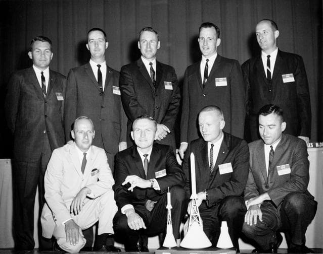 NASA image: PORTRAIT - NEW ASTRONAUT GROUP 2 (ORIGINAL ASTRONAUTS)