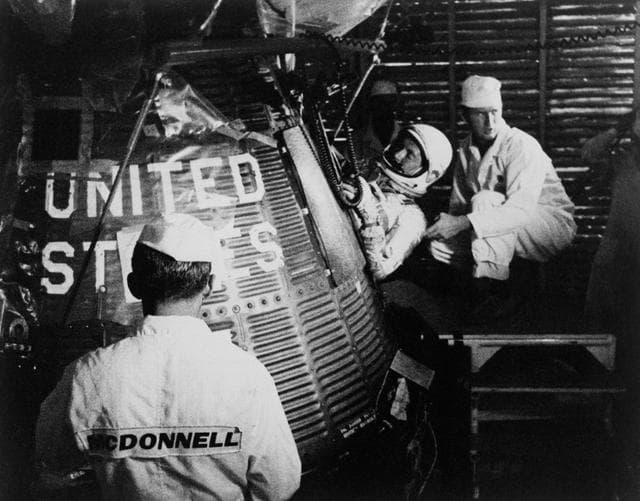CARPENTER, M. SCOTT ASTRONAUT - MERCURY-ATLAS (MA)-7 - AURORA 7 - INSERTION