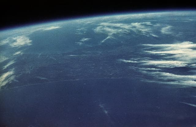 NASA image: MA-6 HAND HELD - JOHN GLENN