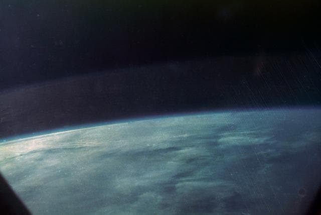 NASA image: MA-6 HAND HELD - JOHN GLENN