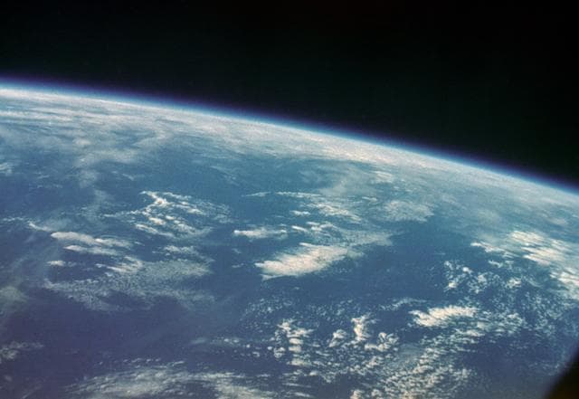 NASA image: MA-6 HAND HELD - JOHN GLENN