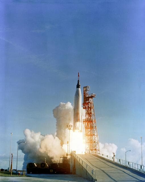 NASA image: MERCURY-ATLAS (MA)-8 - "SIGMA-7" - LIFTOFF - CAPE
