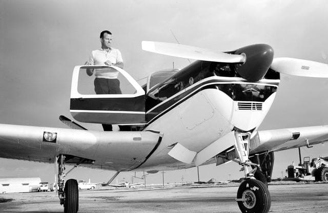NASA image: ASTRONAUT COOPER, GORDON L. - MERCURY-ATLAS (MA)-9 - BEECHCRAFT BONANZA - FL