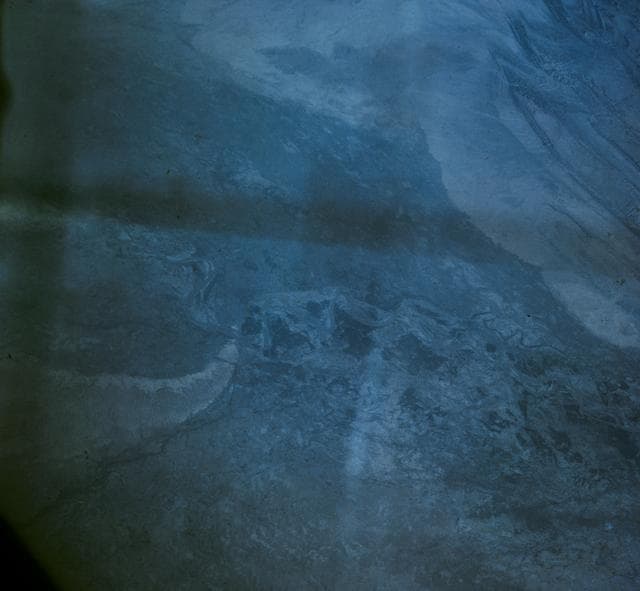 NASA image: Indus River above Hyderabad photographed during MA-9 flight