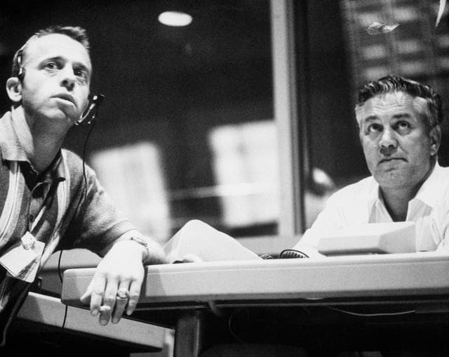 NASA image: MERCURY-ATLAS (MA)-9 - SHEPARD, ALAN B., JR. ASTRONAUT - MERCURY CONTROL CENTER (MCC) - CAPE