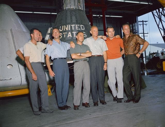 NASA image: Mercury Astronauts - Group
