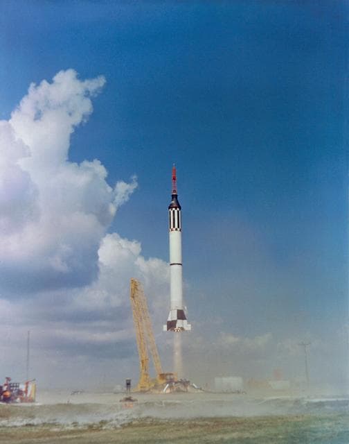 NASA image: LIFTOFF - MERCURY-REDSTONE (MR)-2 - CAPE