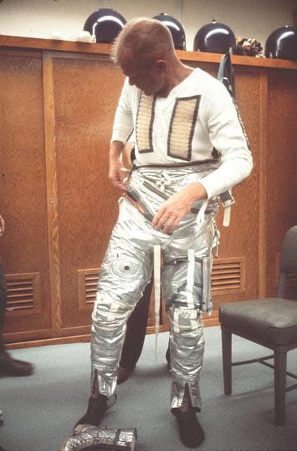 NASA image: MERCURY-ATLAS (MA)-6 - SUITING-UP - CAPE