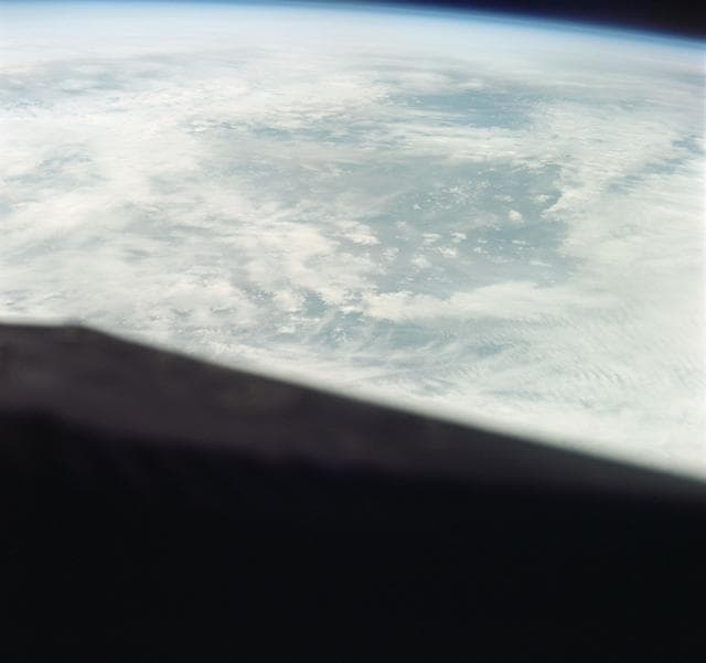 NASA image: GEMINI-TITAN (GT)-3 - EARTH - SKY VIEW - AFRICA