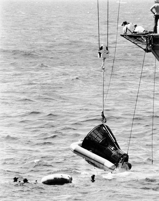 NASA image: RECOVERY - GEMINI-TITAN (GT)-4 - ATLANTIC