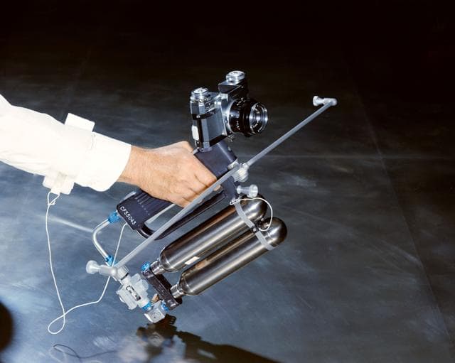 NASA image: Hand-Held Self-Maneuvering Unit to be used during EVA on Gemini 4