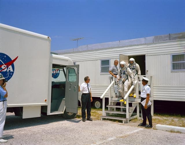 GEMINI-TITAN (GT)-9 TEST - ASTRONAUT - EDWARD H. WHITE II - TRAINING - CAPE