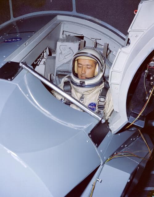 NASA image: ASTRONAUT JAMES A. MCDIVITT - TRAINING - SIMULATION - CAPE