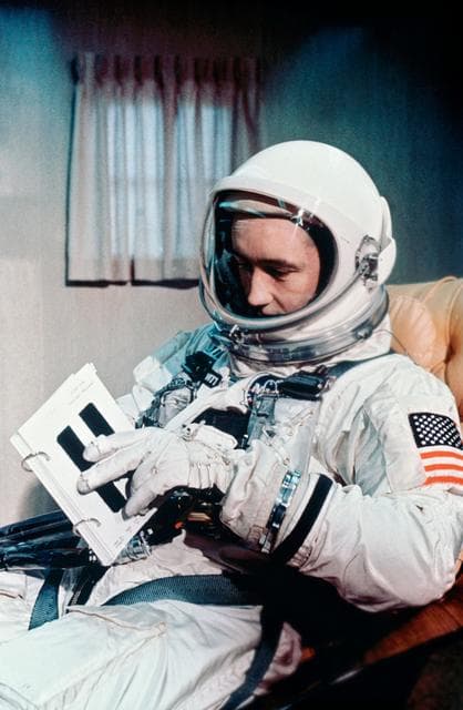 NASA image: GEMINI-TITAN (GT)-4 PRELAUNCH - SUITING-UP - CAPE
