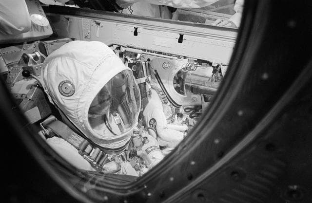 NASA image: GEMINI-TITAN (GT)-7 - PRELAUNCH ACTIVITY - CAPE
