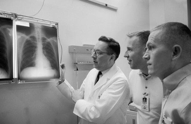 NASA image: PREFLIGHT MEDICAL (GT-7)